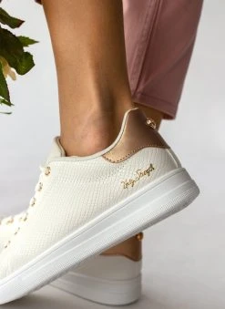 The Fashion Project Sneakers με μεταλλικές λεπτομέρειες - Χαλκός 10 The Fashion Project Sneakers με μεταλλικές λεπτομέρειες - Χαλκός -The Fashion Project κατάστημα sneakers kroko me metallikes leptomereies 101507 2hir