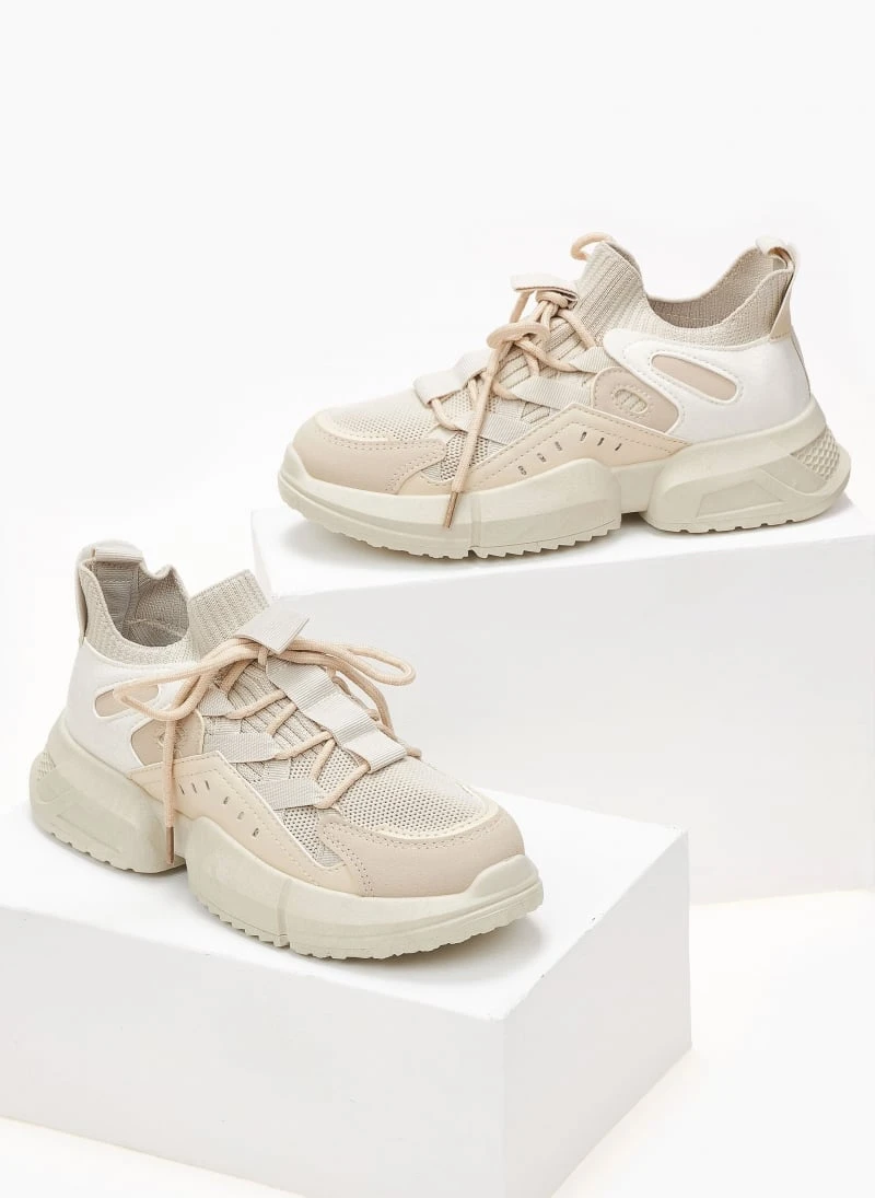 The Fashion Project Sneakers με Chunky σόλα - Μπεζ 4 The Fashion Project Sneakers με Chunky σόλα - Μπεζ - Image 4