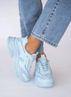 The Fashion Project Sneakers Chunky με διάτρητο ύφασμα - Γαλάζιο -The Fashion Project κατάστημα sneakers me chunky sola kai diatrito ufasma 101484 tzsk