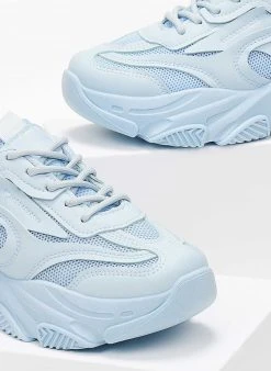 The Fashion Project Sneakers Chunky με διάτρητο ύφασμα - Γαλάζιο -The Fashion Project κατάστημα sneakers me chunky sola kai diatrito ufasma 101484 zdpe