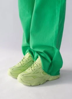 The Fashion Project Sneakers Chunky με διάτρητο ύφασμα - Λαχανί -The Fashion Project κατάστημα sneakers me chunky sola kai diatrito ufasma 101487 rw7t