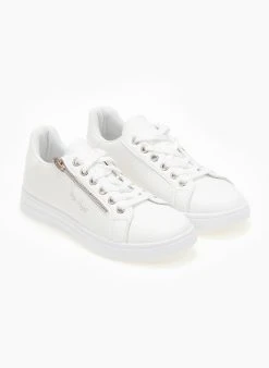 The Fashion Project Sneakers με διακοσμητικό φερμουάρ - Λευκό -The Fashion Project κατάστημα sneakers me diakosmitiko fermouar 105986 3ys5