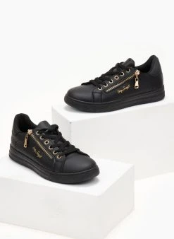 The Fashion Project Sneakers με διακοσμητικό φερμουάρ - Μαύρο -The Fashion Project κατάστημα sneakers me diakosmitiko fermouar 105987 gnpn