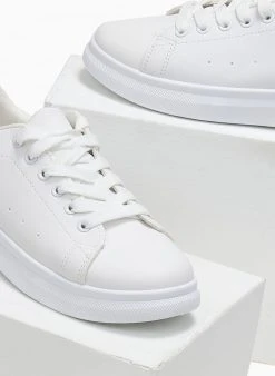 The Fashion Project Sneakers με διχρωμία - Λευκό 6 The Fashion Project Sneakers με διχρωμία - Λευκό -The Fashion Project κατάστημα sneakers me dixrwmia 110911 oede