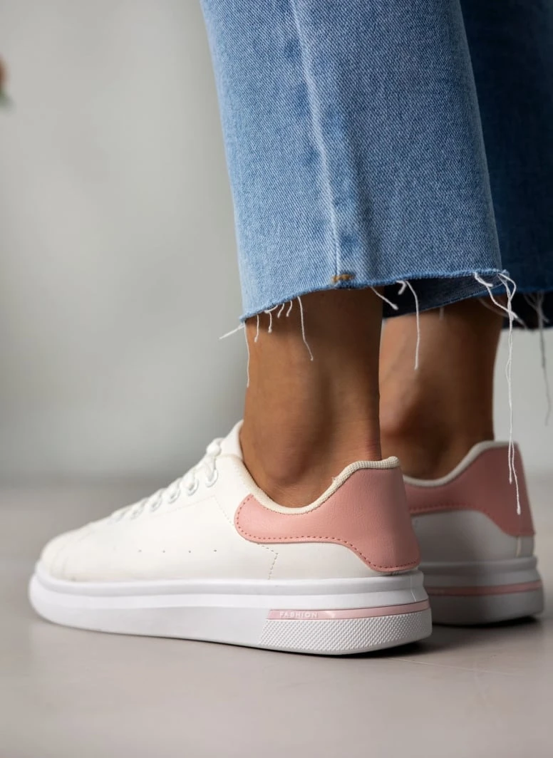 The Fashion Project Sneakers με διχρωμία - Λευκό/Ροζ 4 The Fashion Project Sneakers με διχρωμία - Λευκό/Ροζ - Image 4