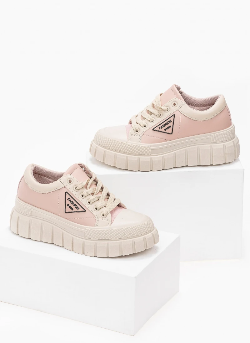 The Fashion Project Sneakers Chunky με διχρωμία - Ροζ 2 The Fashion Project Sneakers Chunky με διχρωμία - Ροζ - Image 2