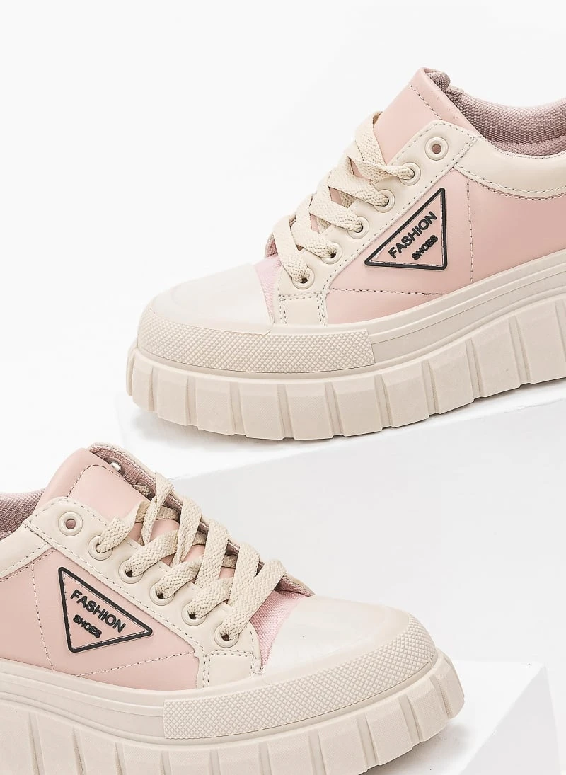 The Fashion Project Sneakers Chunky με διχρωμία - Ροζ 4 The Fashion Project Sneakers Chunky με διχρωμία - Ροζ - Image 4