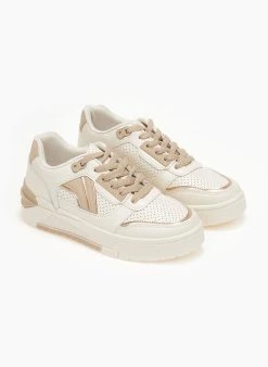 The Fashion Project Sneakers Flatform με διχρωμία στη σόλα - Μπεζ -The Fashion Project κατάστημα sneakers me dixrwmia sti sola 111272 69lt