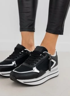 The Fashion Project Sneakers με φερμουάρ - Μαύρο -The Fashion Project κατάστημα sneakers me fermouar 106072 96h3