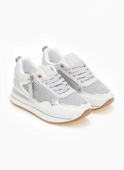 The Fashion Project Sneakers με φερμουάρ - Γκρι -The Fashion Project κατάστημα sneakers me fermouar 106074 o9t0