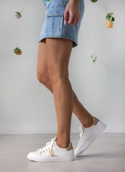 The Fashion Project Sneakers με Glitter λεπτομέρειες - Μπεζ -The Fashion Project κατάστημα sneakers me glitter leptomereies 111692 5ef6