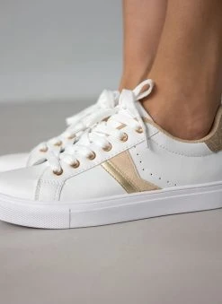 The Fashion Project Sneakers με Glitter λεπτομέρειες - Μπεζ