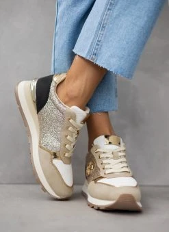 Xti Footwear Sneakers με Glitter Xti 141112 - Μπεζ 10 Xti Footwear Sneakers με Glitter Xti 141112 - Μπεζ -The Fashion Project κατάστημα sneakers me glitter xti 141112 110193 7g4p