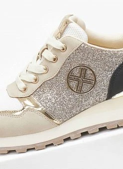 Xti Footwear Sneakers με Glitter Xti 141112 - Μπεζ 11 Xti Footwear Sneakers με Glitter Xti 141112 - Μπεζ -The Fashion Project κατάστημα sneakers me glitter xti 141112 110193 8rx4