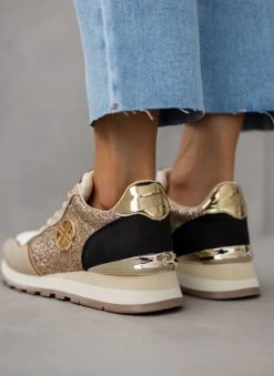 Xti Footwear Sneakers με Glitter Xti 141112 - Μπεζ 13 Xti Footwear Sneakers με Glitter Xti 141112 - Μπεζ -The Fashion Project κατάστημα sneakers me glitter xti 141112 110193 95jk