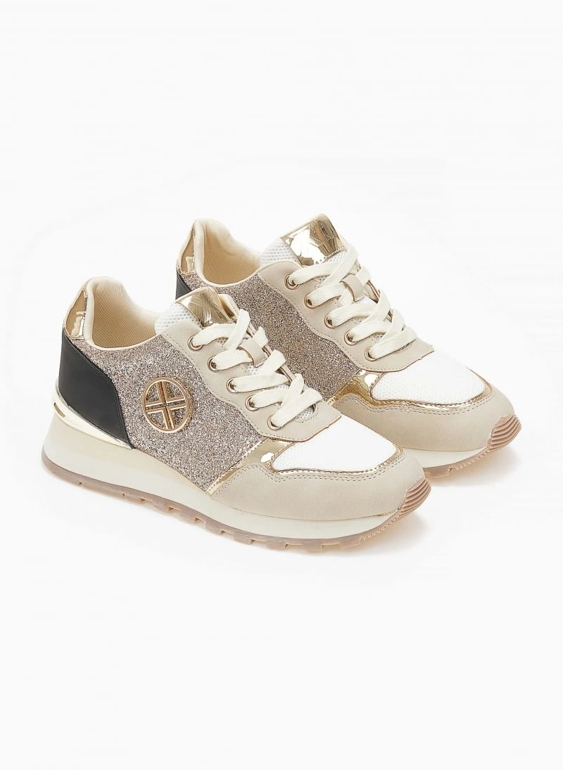 Xti Footwear Sneakers με Glitter Xti 141112 - Μπεζ 6 Xti Footwear Sneakers με Glitter Xti 141112 - Μπεζ - Image 6