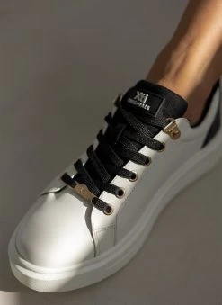 Xti Footwear Sneakers με κροκό λεπτομέρεια Xti 140976 - Λευκό/Μαύρο -The Fashion Project κατάστημα sneakers me kroko leptomereia xti 140976 110308 b4a8