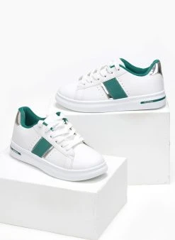 The Fashion Project Sneakers με λεπτομέρεια μεταλλικό χρώμα - Πράσινο -The Fashion Project κατάστημα sneakers me leptomereia metalliko xrwma 110907 zg8a