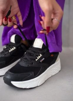 Sneakers Flatforms με Pattern Refresh 170129 - Μαύρο