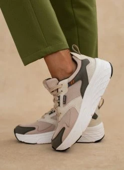 Sneakers Flatforms με Pattern Refresh 170129 - Μπεζ