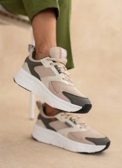 Sneakers Flatforms με Pattern Refresh 170129 - Μπεζ -The Fashion Project κατάστημα sneakers me leptomereia pattern refresh 170129 106531 r1f0