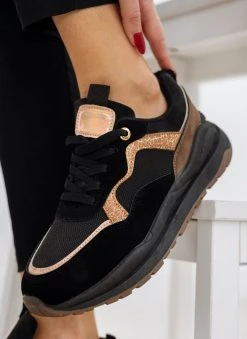 The Fashion Project Sneakers με μεταλιζέ λεπτομέρειες - Μαύρο 10 The Fashion Project Sneakers με μεταλιζέ λεπτομέρειες - Μαύρο -The Fashion Project κατάστημα sneakers me metalize leptomereies 106276 bumd