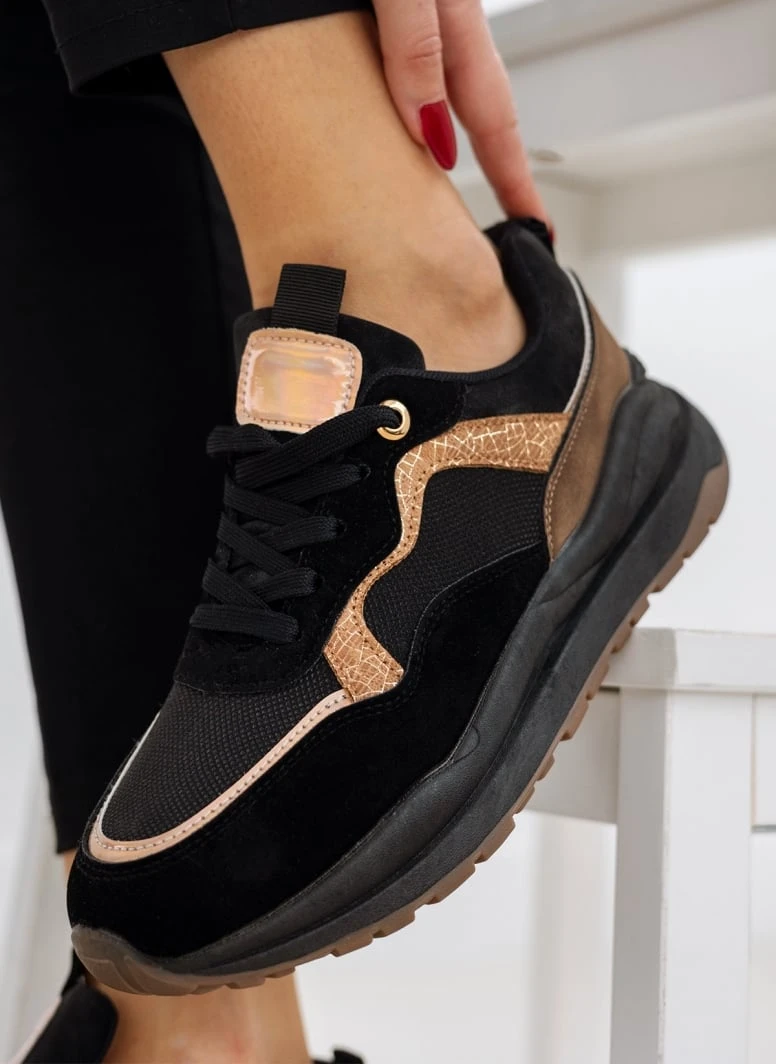 The Fashion Project Sneakers με μεταλιζέ λεπτομέρειες - Μαύρο 4 The Fashion Project Sneakers με μεταλιζέ λεπτομέρειες - Μαύρο - Image 4