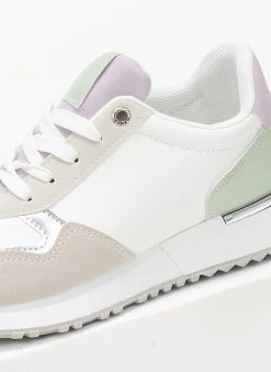 The Fashion Project Sneakers με μεταλλική λεπτομέρεια στη σόλα - Λευκό -The Fashion Project κατάστημα sneakers me metalliki leptomereia sti sola 106075 31aw