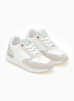 The Fashion Project Sneakers με μεταλλική λεπτομέρεια στη σόλα - Λευκό -The Fashion Project κατάστημα sneakers me metalliki leptomereia sti sola 106075 ato1