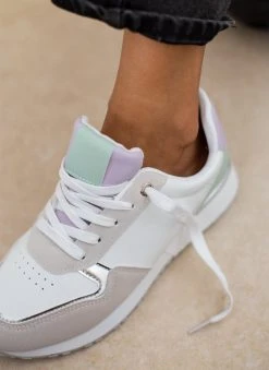 The Fashion Project Sneakers με μεταλλική λεπτομέρεια στη σόλα - Λευκό -The Fashion Project κατάστημα sneakers me metalliki leptomereia sti sola 106075 sk9w