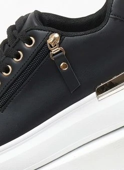 The Fashion Project Sneakers με μεταλλική λεπτομέρεια στη σόλα - Μαύρο 12 The Fashion Project Sneakers με μεταλλική λεπτομέρεια στη σόλα - Μαύρο -The Fashion Project κατάστημα sneakers me metalliki leptomereia sti sola 110519 2udw