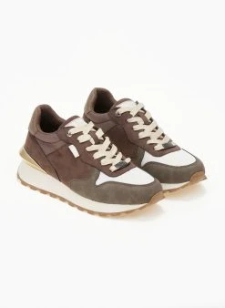 Xti Footwear Sneakers με μεταλλική λεπτομέρεια Xti 140315 - Τάουπε -The Fashion Project κατάστημα sneakers me metalliki leptomereia xti 140315 106615 2r16