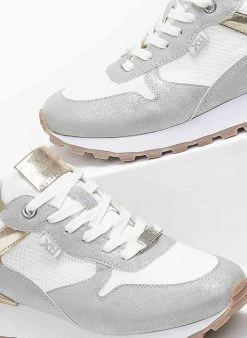 Xti Footwear Sneakers με μεταλλική λεπτομέρεια Xti 140851 - Ασημί -The Fashion Project κατάστημα sneakers me metalliki leptomereia xti 140851 110199 gnsf