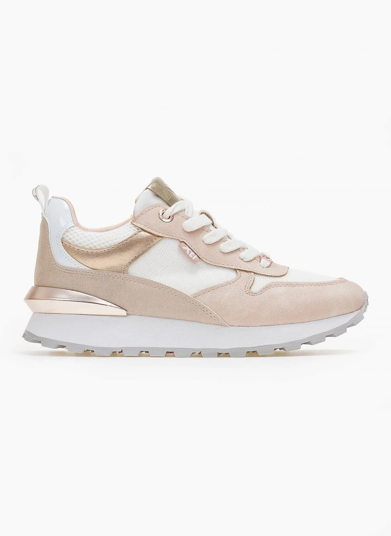 Xti Footwear Sneakers με μεταλλική λεπτομέρεια Xti 140851 - Nude 2 Xti Footwear Sneakers με μεταλλική λεπτομέρεια Xti 140851 - Nude - Image 2