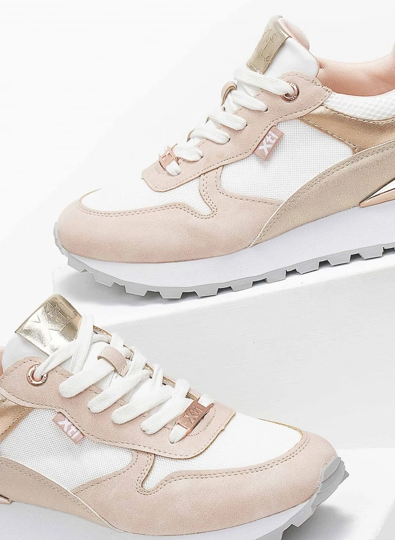 Xti Footwear Sneakers με μεταλλική λεπτομέρεια Xti 140851 - Nude 3 Xti Footwear Sneakers με μεταλλική λεπτομέρεια Xti 140851 - Nude - Image 3