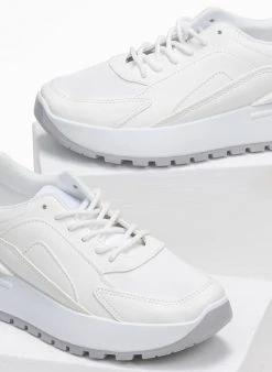 The Fashion Project Sneakers με μονοκόμματη σόλα - Λευκό -The Fashion Project κατάστημα sneakers me monokommati sola 95813 7ofy