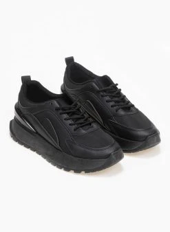 The Fashion Project Sneakers με μονοκόμματη σόλα - Μαύρο 11 The Fashion Project Sneakers με μονοκόμματη σόλα - Μαύρο -The Fashion Project κατάστημα sneakers me monokommati sola 95814 869v