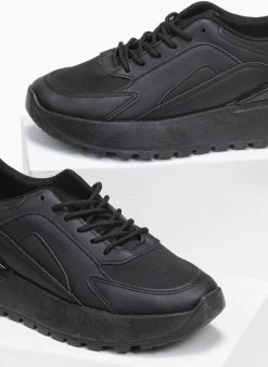 The Fashion Project Sneakers με μονοκόμματη σόλα - Μαύρο 9 The Fashion Project Sneakers με μονοκόμματη σόλα - Μαύρο -The Fashion Project κατάστημα sneakers me monokommati sola 95814 lgv8