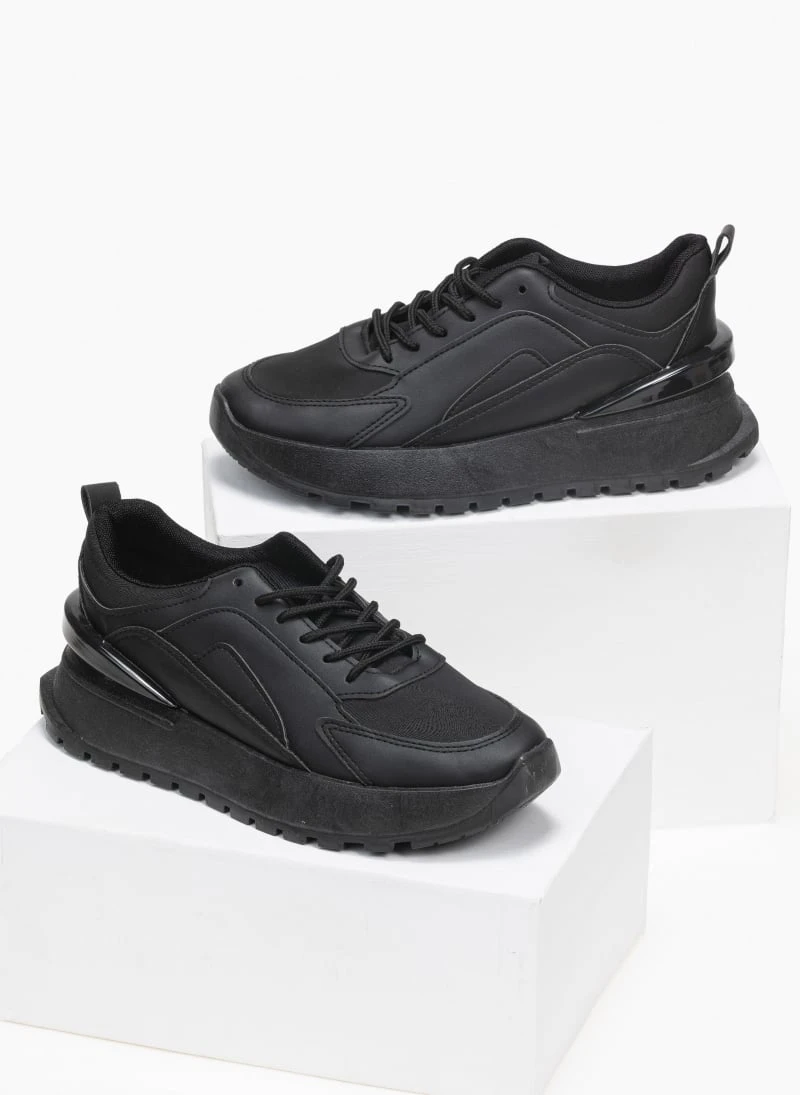 The Fashion Project Sneakers με μονοκόμματη σόλα - Μαύρο 2 The Fashion Project Sneakers με μονοκόμματη σόλα - Μαύρο - Image 2