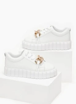 The Fashion Project Sneakers με Oversized αλυσίδα - Λευκό 9 The Fashion Project Sneakers με Oversized αλυσίδα - Λευκό -The Fashion Project κατάστημα sneakers me oversized alusida 99734 5bfy