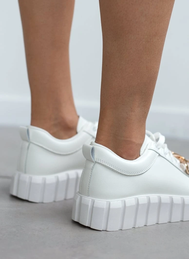 The Fashion Project Sneakers με Oversized αλυσίδα - Λευκό 7 The Fashion Project Sneakers με Oversized αλυσίδα - Λευκό - Image 7