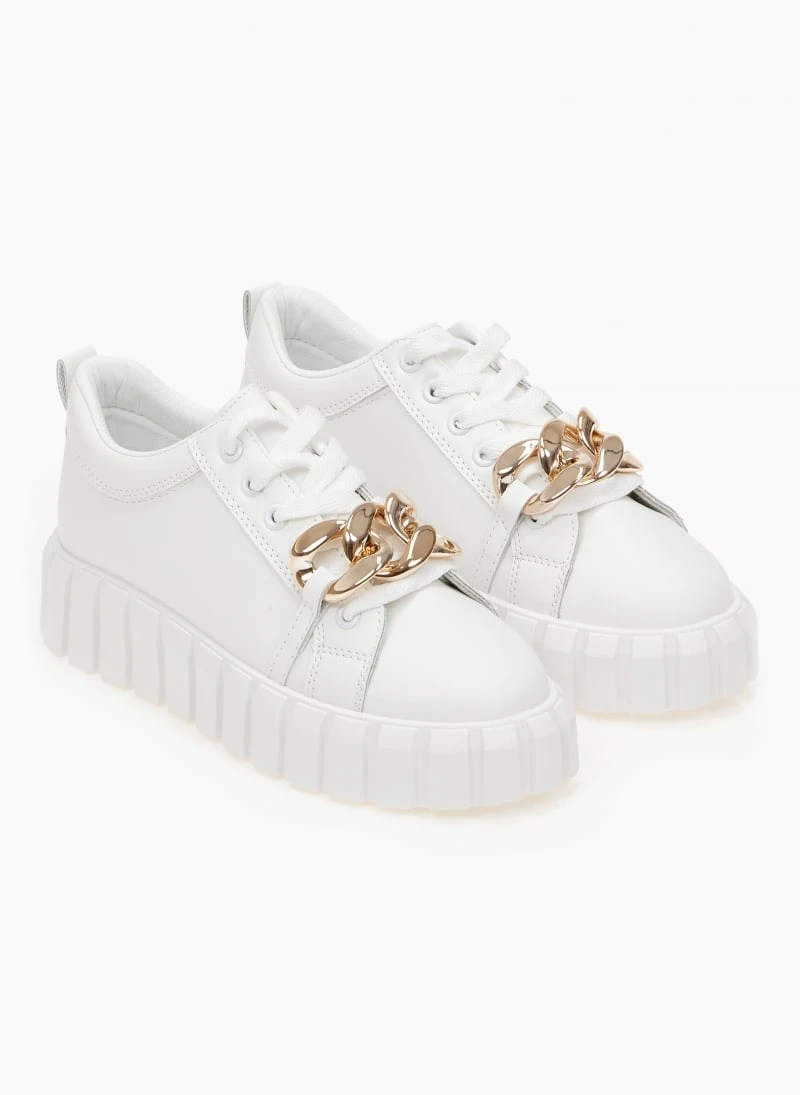 The Fashion Project Sneakers με Oversized αλυσίδα - Λευκό 6 The Fashion Project Sneakers με Oversized αλυσίδα - Λευκό - Image 6