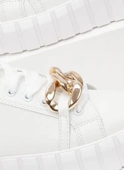 The Fashion Project Sneakers με Oversized αλυσίδα - Λευκό 11 The Fashion Project Sneakers με Oversized αλυσίδα - Λευκό -The Fashion Project κατάστημα sneakers me oversized alusida 99734 wy3i