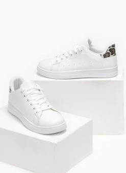 The Fashion Project Sneakers με Print λεπτομέρεια - Leopard -The Fashion Project κατάστημα sneakers me print leptomereia 110550 ak87