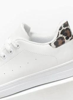 The Fashion Project Sneakers με Print λεπτομέρεια - Leopard -The Fashion Project κατάστημα sneakers me print leptomereia 110550 kcjr