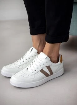 The Fashion Project Sneakers με ρίγες στο πλάϊ - Τάουπε -The Fashion Project κατάστημα sneakers me riges sto plai 110870 ik40