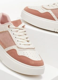 The Fashion Project Sneakers με Flatform σόλα - Ροζ -The Fashion Project κατάστημα sneakers me suede leptomereies 105688 yokc