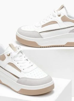 The Fashion Project Sneakers με Suede λεπτομέρειες - Μπεζ 6 The Fashion Project Sneakers με Suede λεπτομέρειες - Μπεζ -The Fashion Project κατάστημα sneakers me suede leptomereies 111056 i930