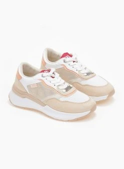 Xti Footwear Sneakers με συνδυασμό υλικών Xti 141369 - Μπεζ -The Fashion Project κατάστημα sneakers me sundiasmo ulikwn xti 141369 110243 wsd7