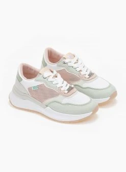 Xti Footwear Sneakers με συνδυασμό υλικών Xti 141369 - Μέντα -The Fashion Project κατάστημα sneakers me sundiasmo ulikwn xti 141369 110244 3jr8